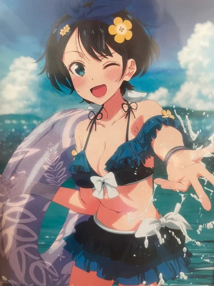 Rent-A-Girlfriend – Cadre Ruka Sarashina Swimsuit Version Ichiban Kuji Manzokudo 4 11x16 cm - photo numéro 2