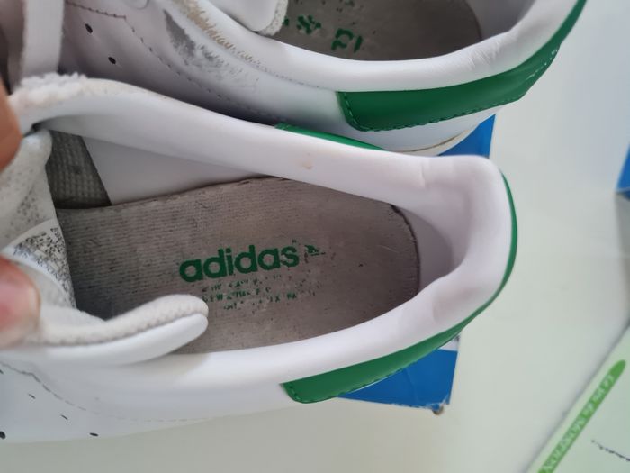 Stansmith blanche et verte - photo numéro 3