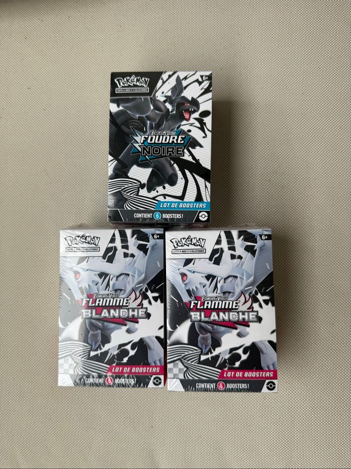 Bundle Pokemon foudre noire et flamme blanches - photo numéro 2