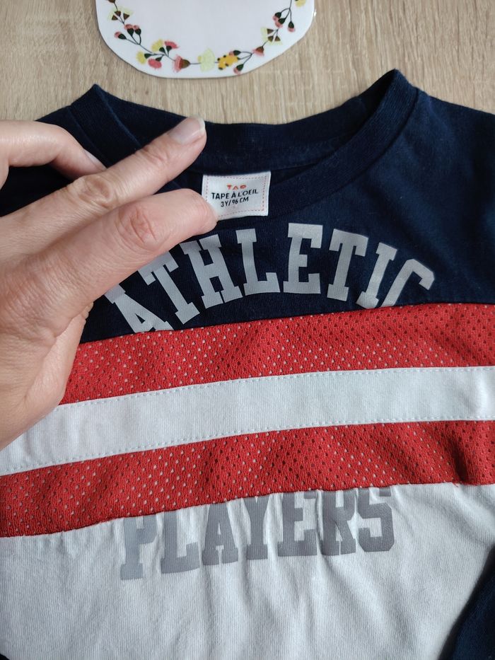 Lot de 3 t-shirts manches longues garçon 3ans tao,in extenso,nerf - photo numéro 7