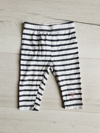 Vêtement bébé fille pantalon legging rayé Sucre d’Orge 6 mois
