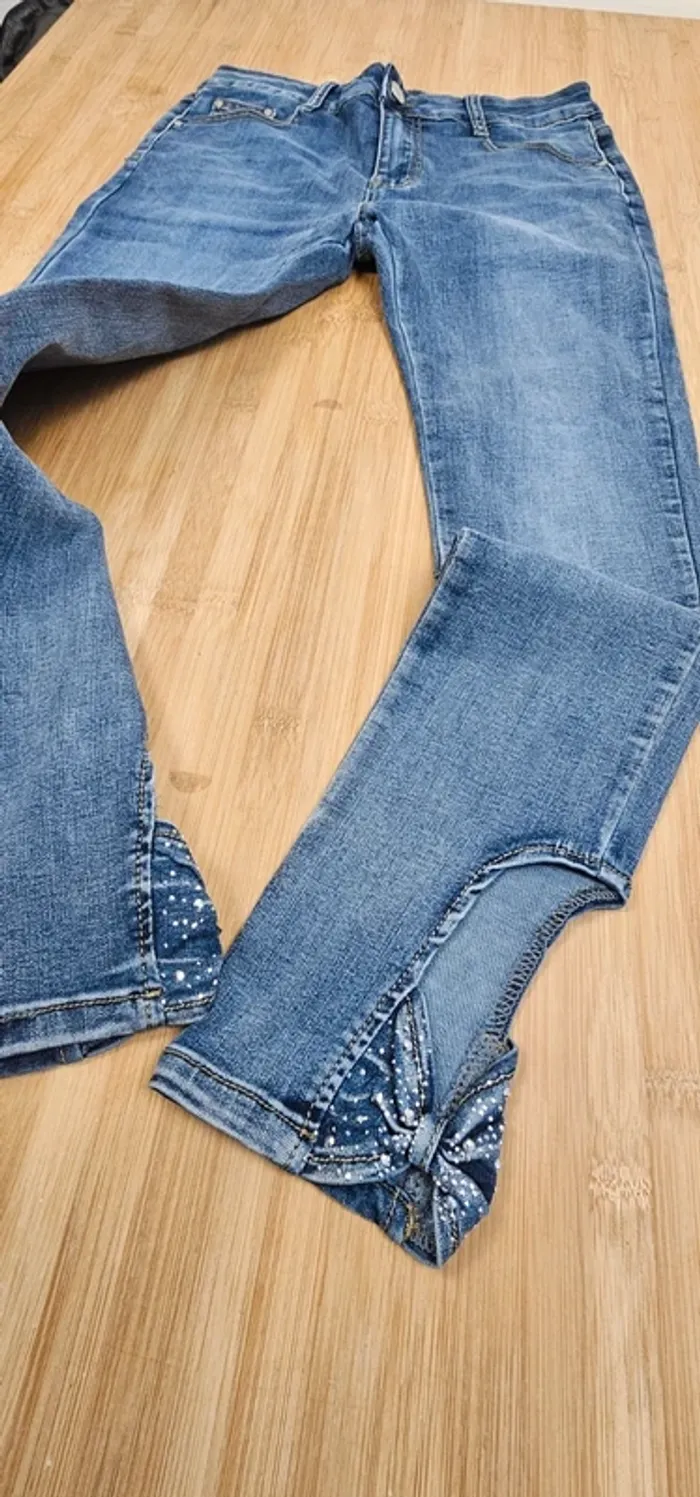 Jeans size + fantaisie T: 40 - photo numéro 9