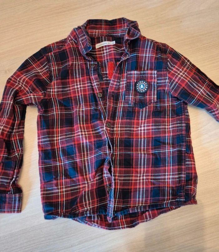 Chemise manches longues garçon lulu castagnettes 4ans