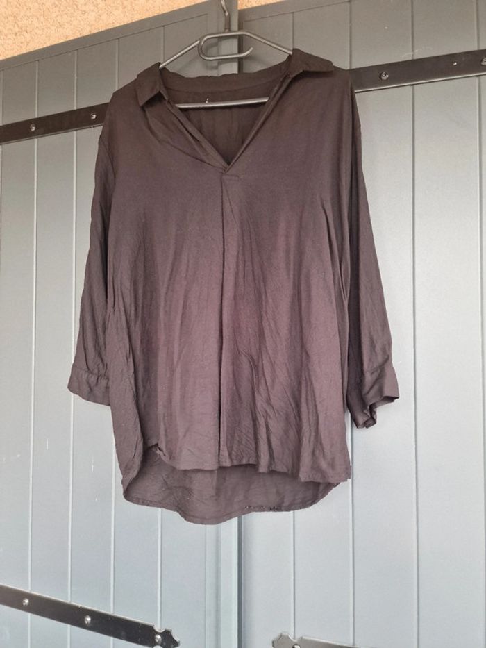 Blouse noir basique - photo numéro 6