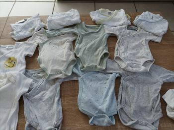 Lot de 14 bodys taille naissance