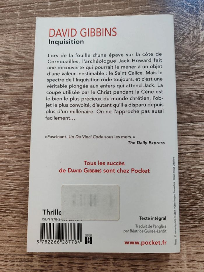 David Gibbins ⭐ Inquisition - photo numéro 2