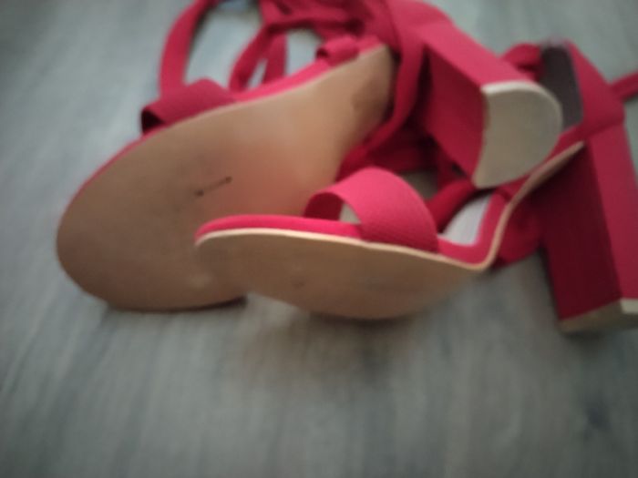 Chaussure à talon femme taille 39 rouge de chez cuccoo - photo numéro 7