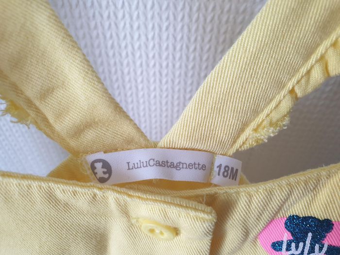 Robe jaune citron - T18M - Gémo/Lulu Castagnette - photo numéro 5