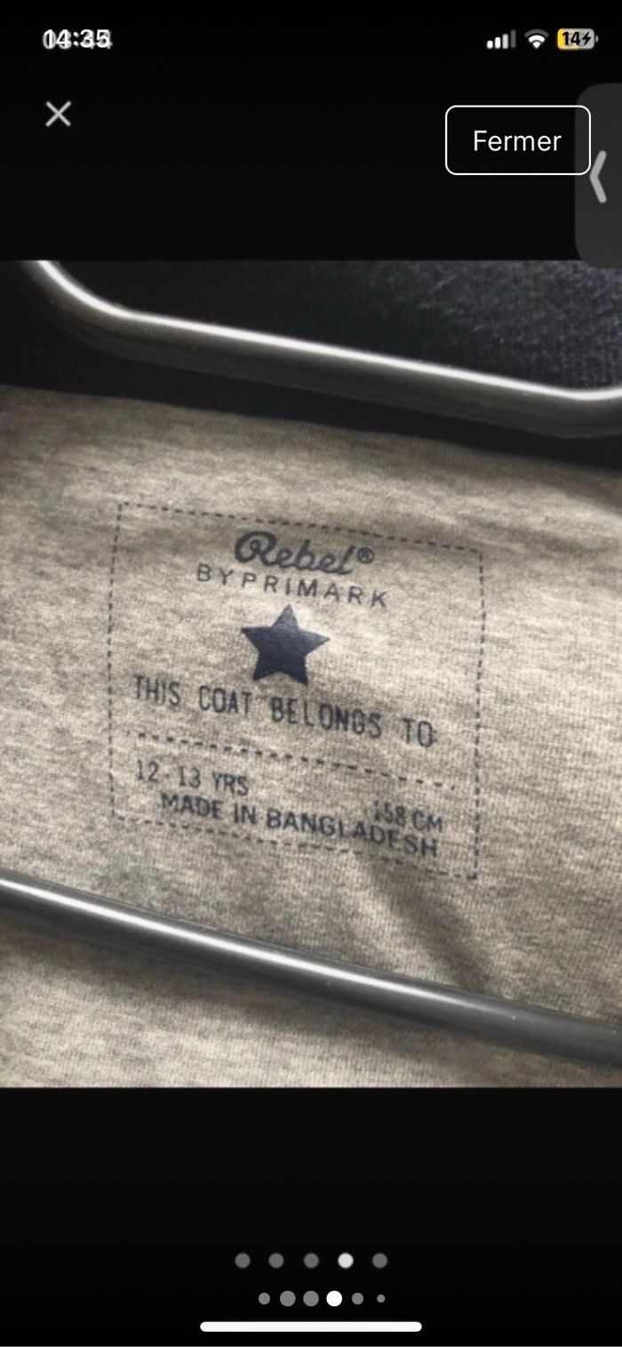 Manteau taille 12 ans - photo numéro 2
