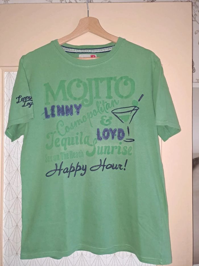 Lot de 3 T-shirts homme L avec petits défauts voir photos et légère décoloration de pliage - photo numéro 6