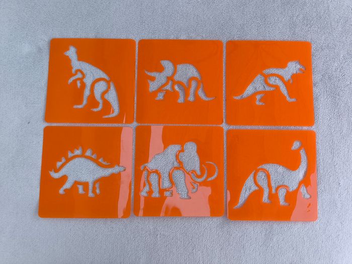Pochoirs dinosaures - photo numéro 2