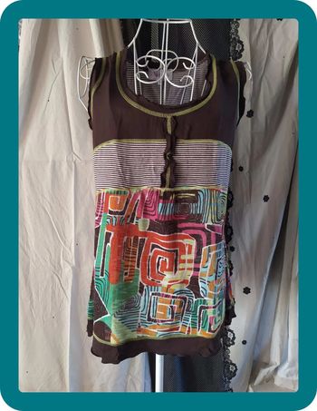 débardeur multicolore affinités