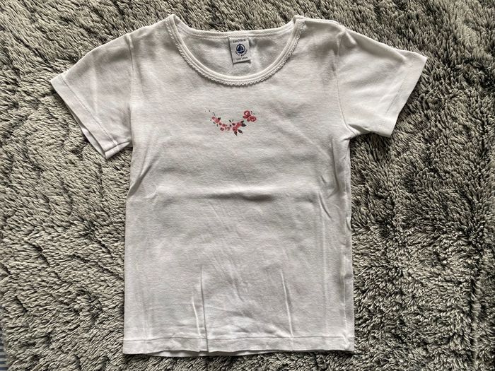 Teeshirt blanc Petit Bateau - 6 ans
