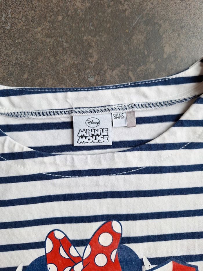 T-shirt disney minnie 8 ans - photo numéro 3