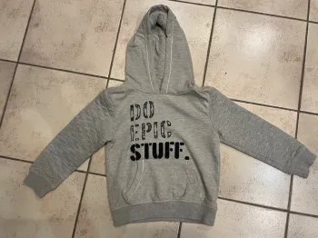 Sweat à capuche Orchestra 6ans gris