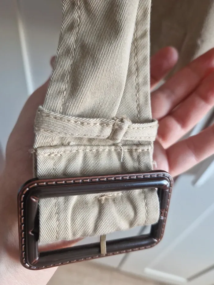 Veste paletot H&M, beige, 40, neuf - photo numéro 6
