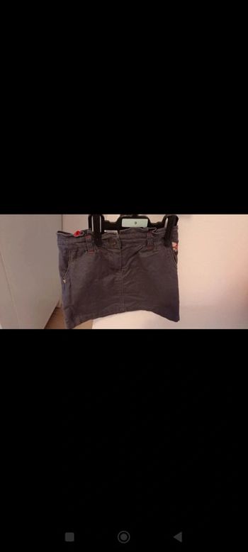 # 36 mois # Jupe simili cuir Sergent Major