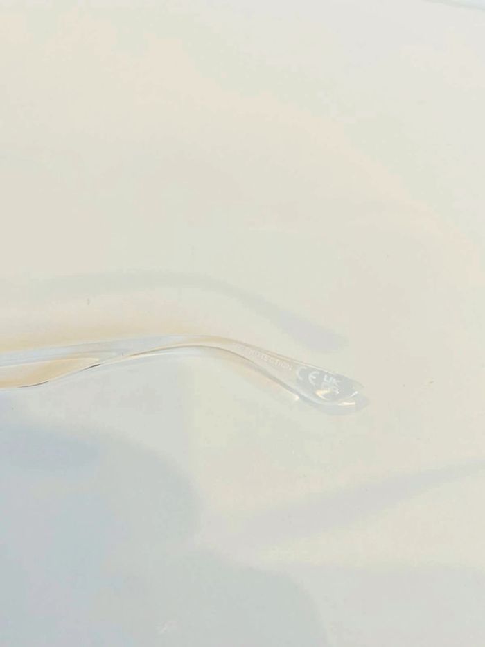 Lunette de soleil mixte transparente verres bleus dégradés UV protection taille moyenne - photo numéro 9