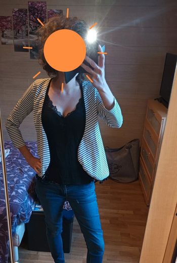 Veste rayée taille XS 🚺