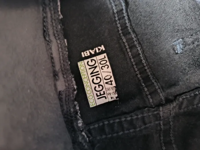 Pantalon jegging de grossesse gris taille 40 - photo numéro 2
