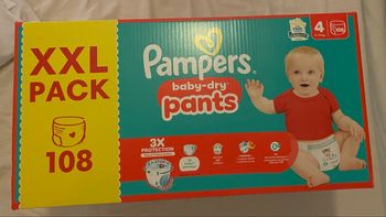 Couches Pampers Taille 4 baby dry Pants