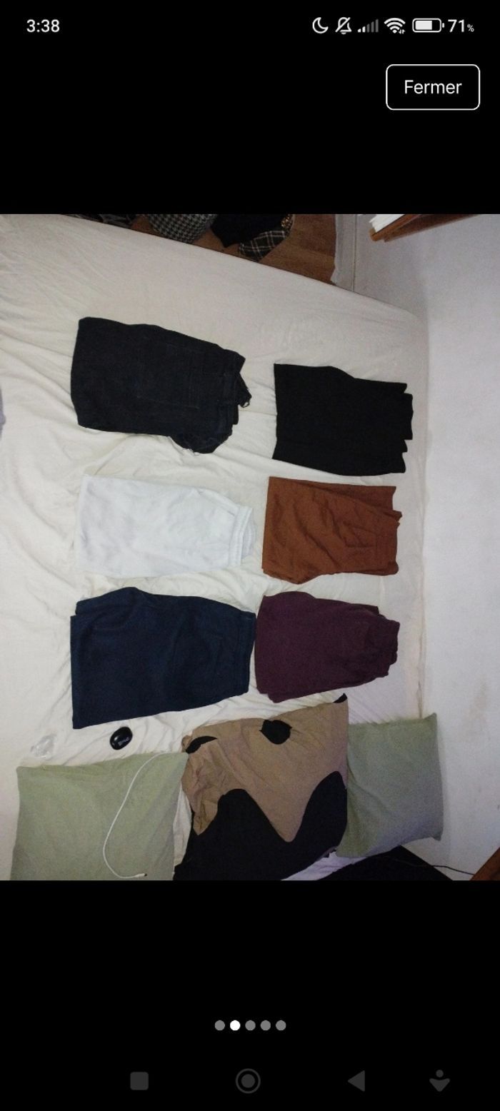 Lot de 9 pantalons pulls 1 blazer et 1 manteau - photo numéro 2