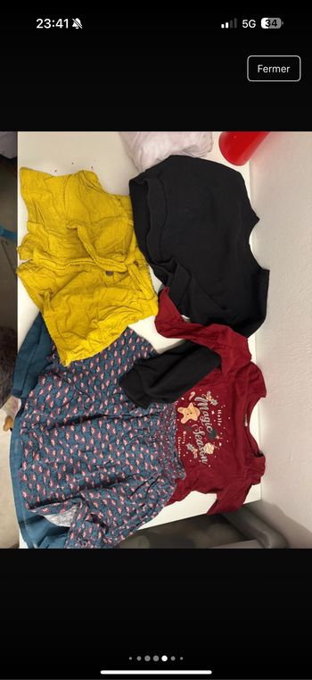 Lots vêtements fille 6 ans