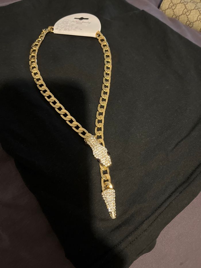 Beau collier serpent  tendance - photo numéro 2