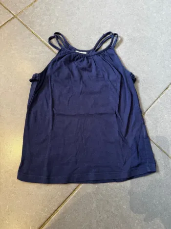 Débardeur - TAO - Bleu marine & violet  - 6 ans
