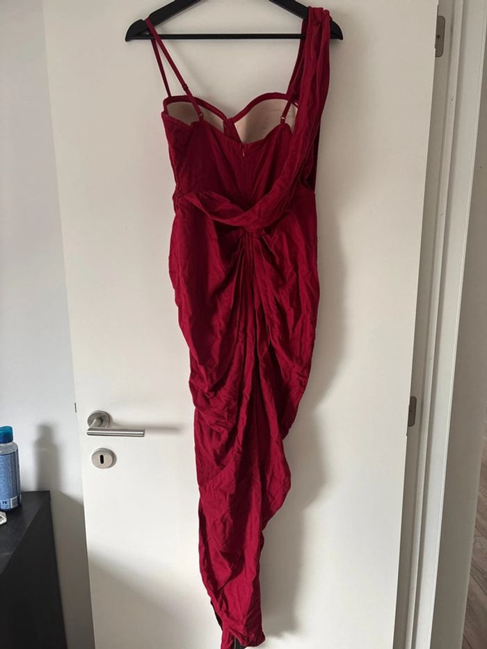 Robe longue rouge foncé Shein - photo numéro 8
