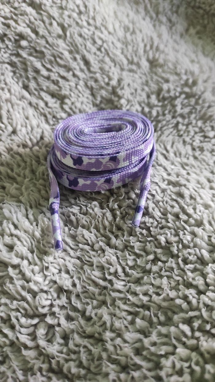 🔮 Lacets camouflage violet – 120 cm sneakers streetwear - photo numéro 2