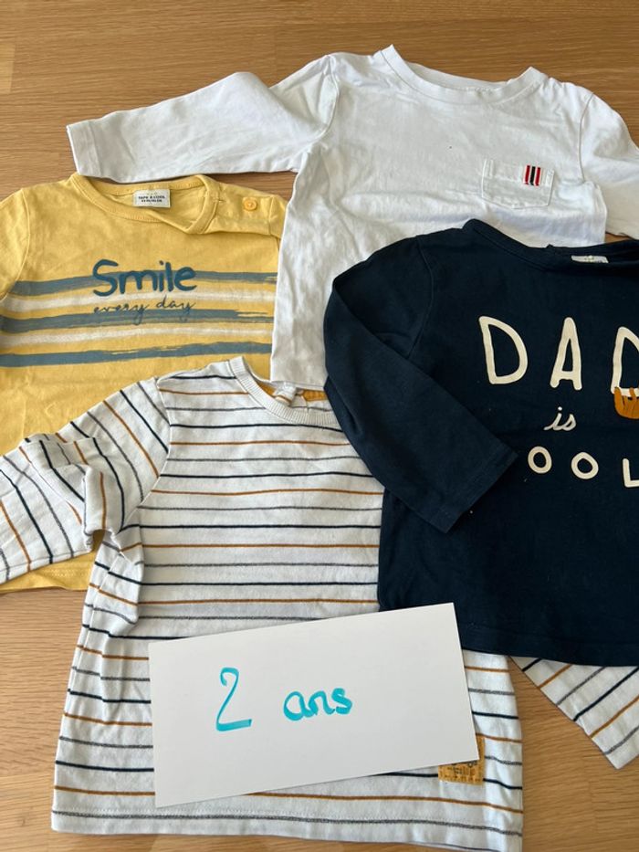 Lot de 4 tshirts ML Tao