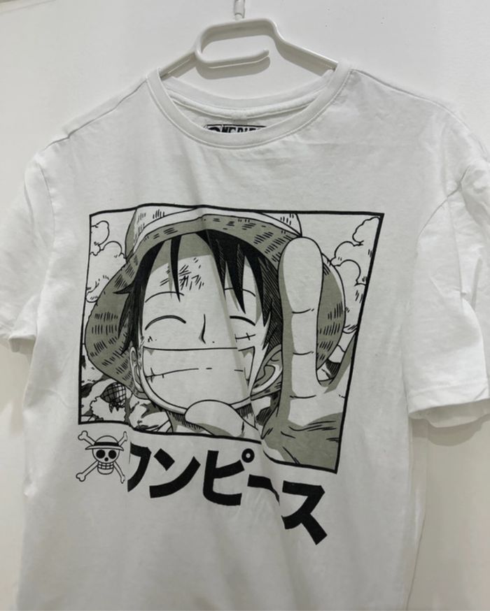 T-shirt One Piece blanc taille S - photo numéro 3