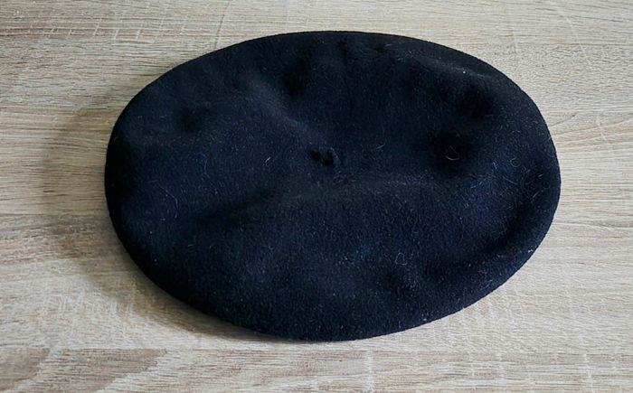Béret Noir Classique - Laine - Style Vintage/Parisien - photo numéro 1