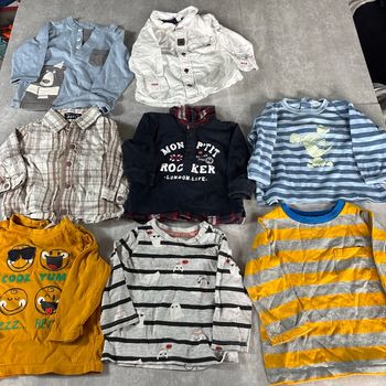 Lot 8 t-shirt haut 6 mois