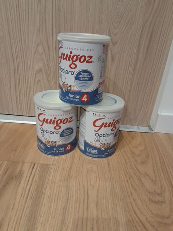 Lot de 3 boites de lait Guigoz Optipro Junior 4