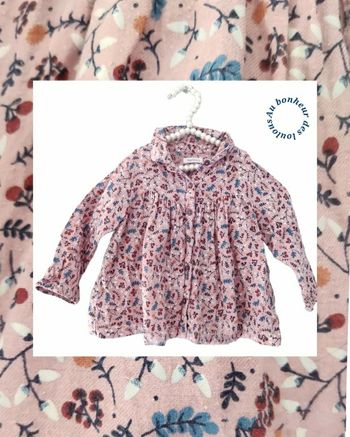 12 mois chemise bout'chou