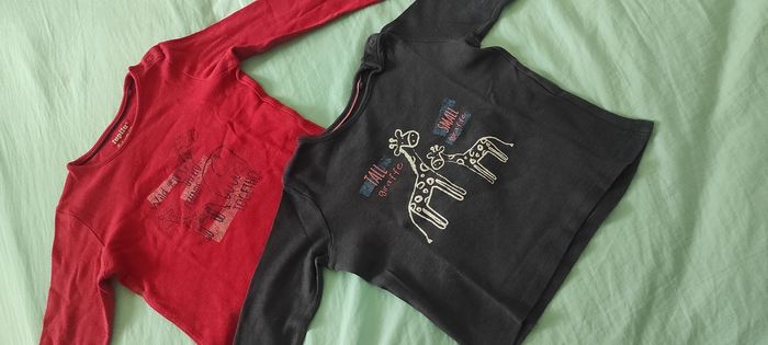 Lot 2 t-shirts Lupilu 86-92 cm