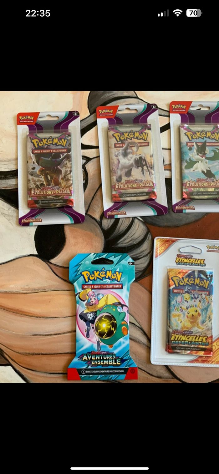Lot de blister Pokémon différentes série EV . - photo numéro 4