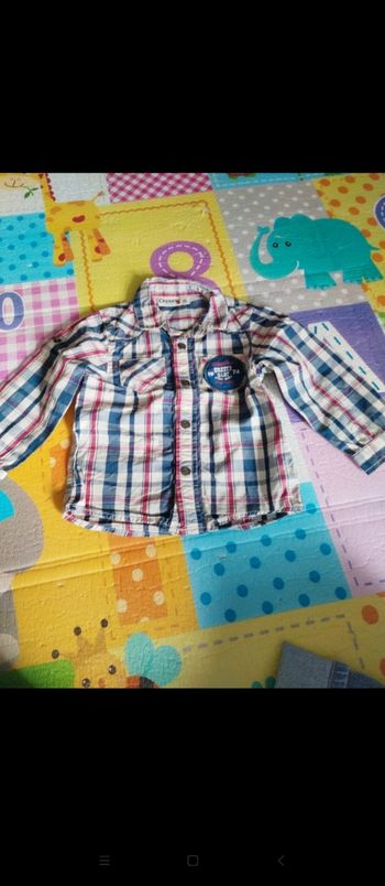 Chemise bébé garçon 18 mois