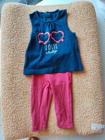 Ensemble débardeur legging Taille 18 mois Tissaia