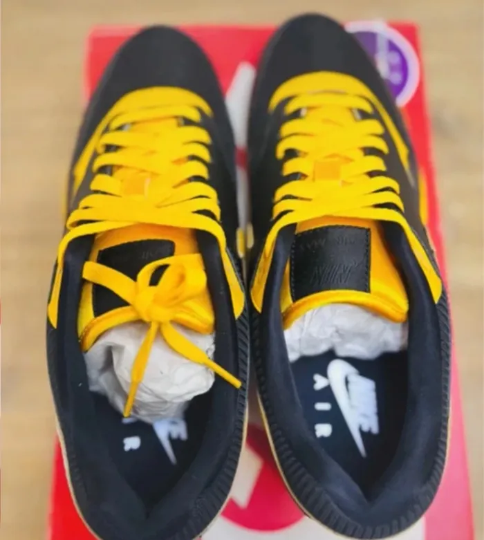 Nike Air Max 1 NBY Nike By You 2023 Black Orange Taille 44.5 - photo numéro 5
