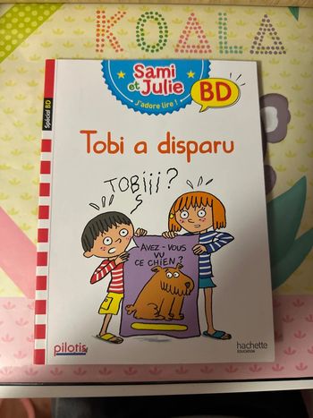 Livre Sami et Julie, tobi a disparu