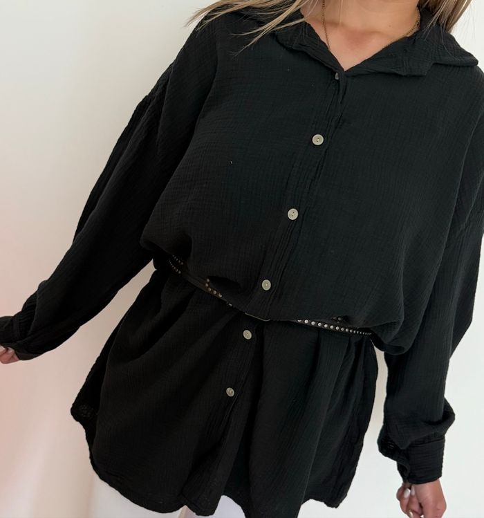 Chemise oversize gaze de coton - photo numéro 5