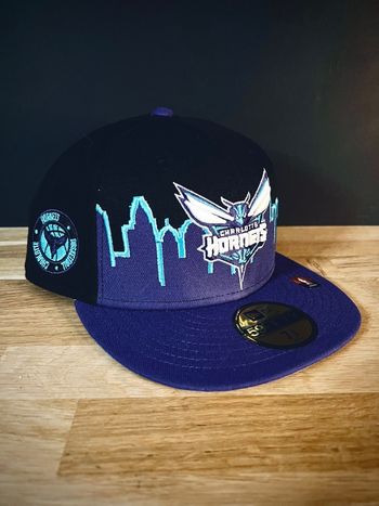 Casquette NBA Charlotte Hornets - Basketball Cap New Era 59 Fifty 7 1/4 7 3/8 - Neuf