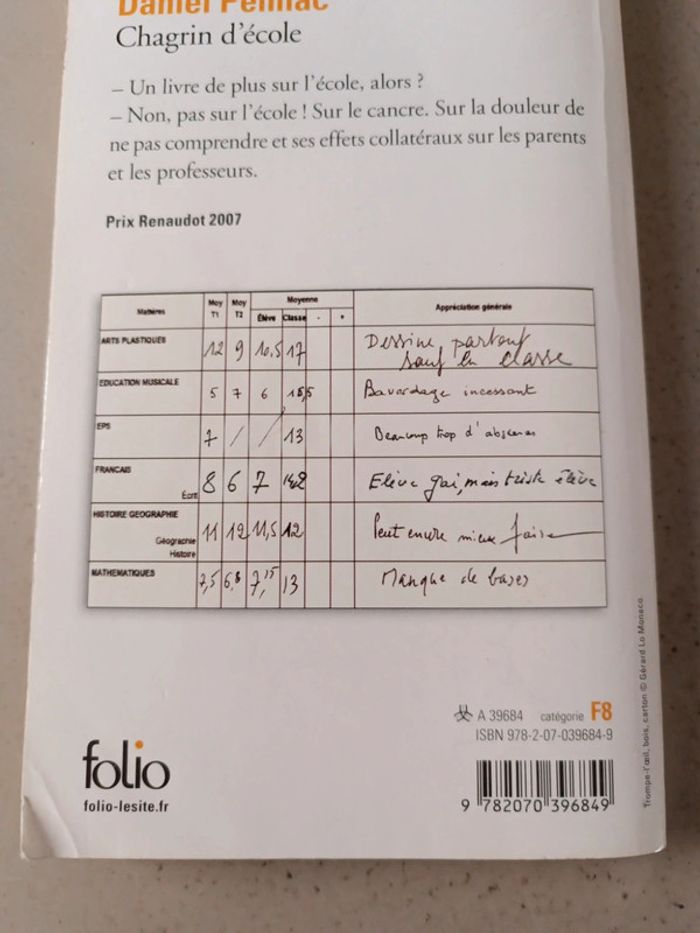 Daniel Pennac chagrin d'école - photo numéro 8