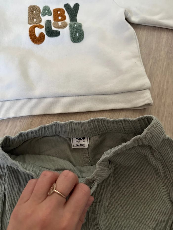 Ensemble sweat et pantalon tao - photo numéro 3