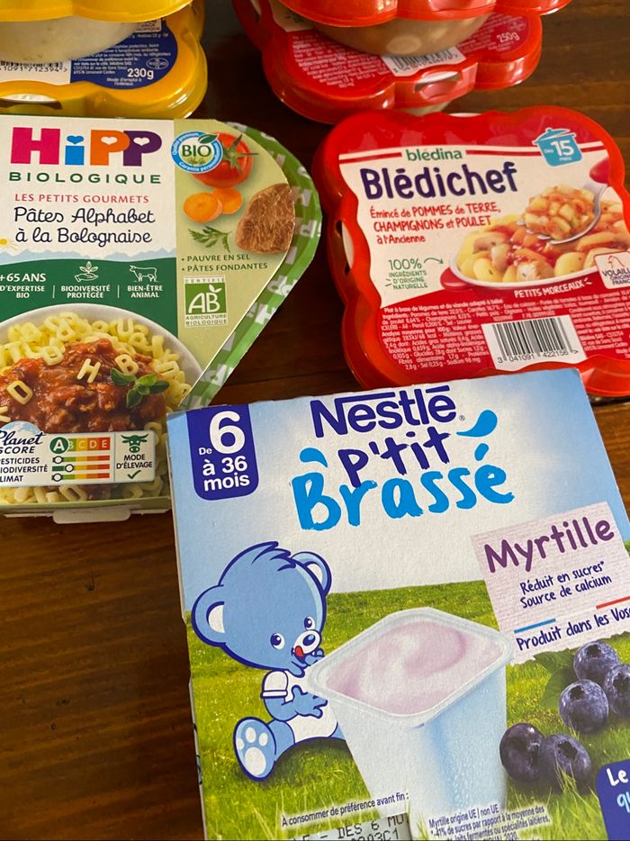 Gros lot repas alimentaire bébé assiettes bledina Hipp - photo numéro 4
