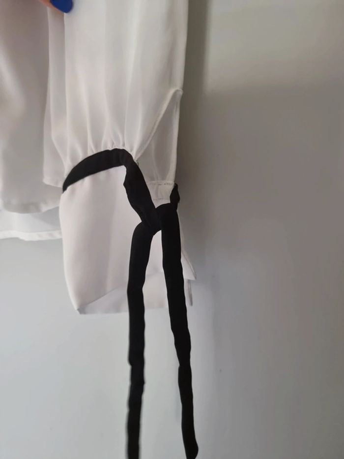 Chemisier blanc - Zara - Taille M - photo numéro 4