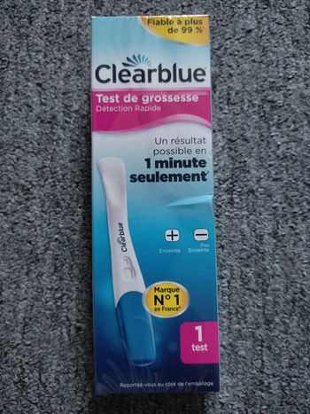 Clearblue test de grossesse